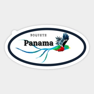 Boquete Panama Quetzal Sticker